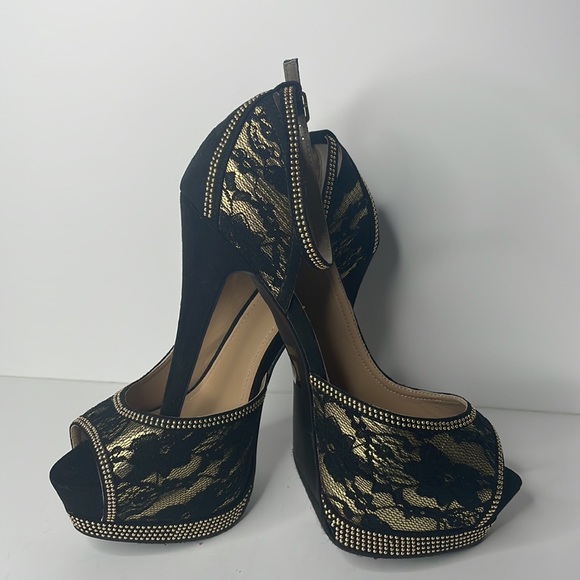 JustFab lace 6” heels size 9 - Picture 9 of 9